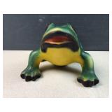 Vintage Painted Composition Frog Figure