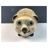 Vintage 1960 'For a Rainy Day' Pig Bank