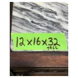 Chinese Marble-Top Inlay Stand