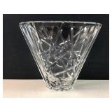 crystal glass vase