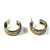 Studio Barse 1ï¿½ textured hooo earrings