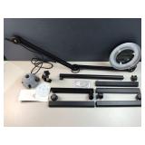 Adjustable LED Magnifying Desk Lamp