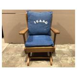 Vintage Child's Wooden Rocking Chair