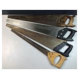 Set of Four Vintage Handsaws