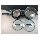 Teal Non-Stick Cookware Set