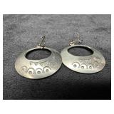 Jorgen Jensen Denmark Pewter Dangle Drop Circle Ro