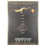 Framed Consenting Adults 1992 Movie Poster