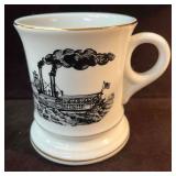 Vintage Steamboat MustacheMug