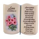 Bible Verse Love 1 Corinthians 13 Resin Sign