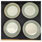 4 Retired Pier 1 Allison Stoneware Dinner Plates B