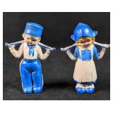 Vintage Dutch Boy And Dutch Girl Ceramic Figurines