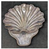 Vintage Friedman Silver-Plated Scalloped Shell Dis