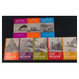 Eight Vintage National Railway Bulletins 1970s