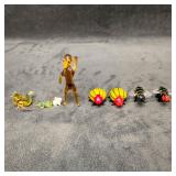 Animal Art Glass Monkey Turtle Insects Bugs Figure