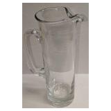 Vintage Clear 12" Glass Pitcher