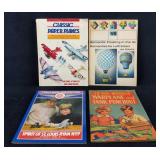 4 Vintage Build Yourself Paper Cut Out Models