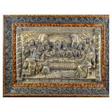 JB 20th Century "The Last Supper" Metal Relief