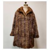 Vintage Mink Fur Coat by Pelz Adrian Bonn