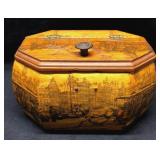 Anton Pieck Decoupage Wood Box Purse Amsterdam