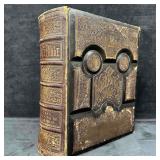 Antique The Parallel Column Pictorial Family Holy