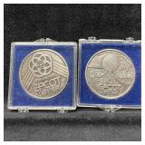 EPCOT Center Walt Disney World Coin Medallion Souv