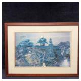 Magazine Mod Podge Collage Trees Mountains Grass L