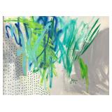 Acrylic Paint And Spray Paint On Canvas IMPROVISAT