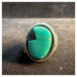 Native American Style Turquoise Ring Jewelry 925 S