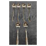 6 Retired Mikasa Estasi Stainless Spoons