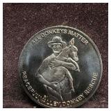 All Donkeys Matter Peaceful Valley Rescue medallio