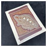 Aboriginal Art Print Roslyn Ann Kemp Piggi-Billa T