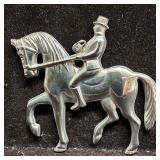 Man on Horseback American Heritage Gorham Sterling