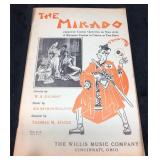 "The Mikado" Song Book - Japanese Comic Operetta i