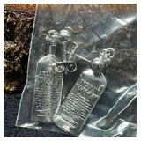 Rare Absolut Vodka Silver Plated Earrings (BB)