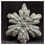 Holiday Christmas 1974 Snowflake Sterling Silver G