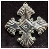 Reed and Barton Sterling Silver Christmas Cross 19