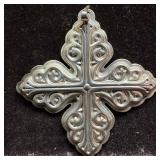 1978 Christmas Cross Reed and Barton Sterling Holi