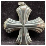 1980 Christmas Cross Reed and Barton Sterling Silv