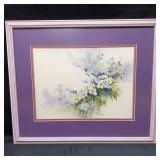 Marka Kroeger White Jasmine Watercolor Painting Pu