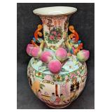 Vintage Chinese Pomegranate Floor 18" Chinoiserie
