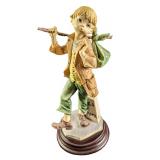 Capodimonte Porcelain Traveling Child Figurine