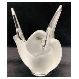 Lalique Signed Sylvie Vase