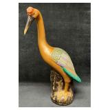 JB Chinese Export Porcelain  Crane Figurine (R49)
