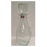 Vintage Liquor Glass Bottle With Stopper