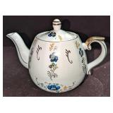 Vintage Ellgewave Ironstone Blue Corn Flower Teapo