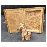 Christmas Carol With Scrooge And Tiny Tim Figurine