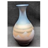 Vintage Satin Otagiri Mountain Ceramic Vase