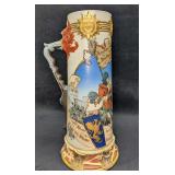 Vintage Mettlach Wine Earned Crusaders & Monks Ste