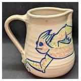 Handmade Pottery Sea Creature Pitcher