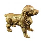 Vintage (Hollow) Brass Cocker Spaniel Dog Figurine